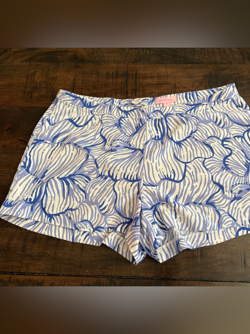 Lilly Pulitzer House Of Lilac  Nemo Shorts SZ 8 EUC